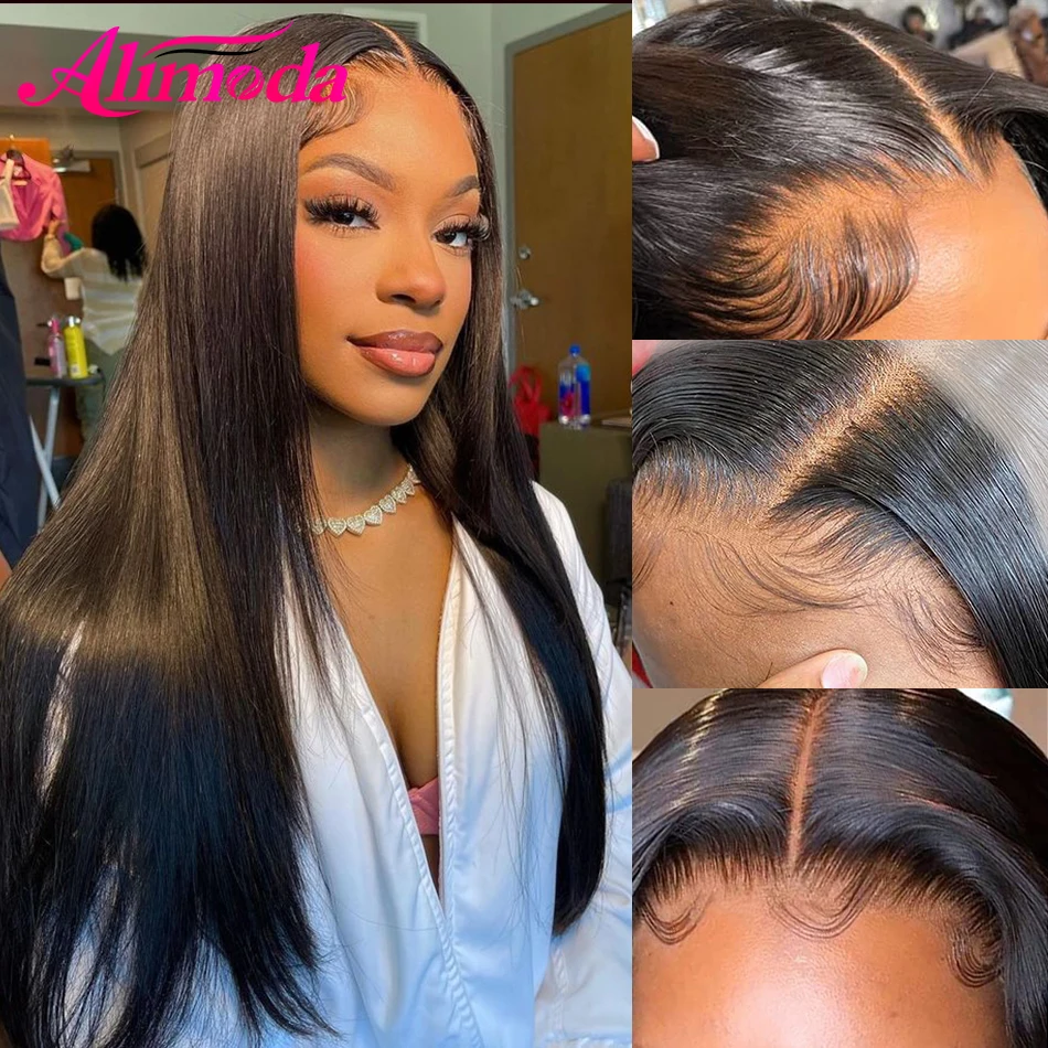 

13X6 Straight Lace Wig HD Lace Front Wigs 13x6 Hd Lace Frontal Wig Pre Plucked Human Hair Wigs for Black Women