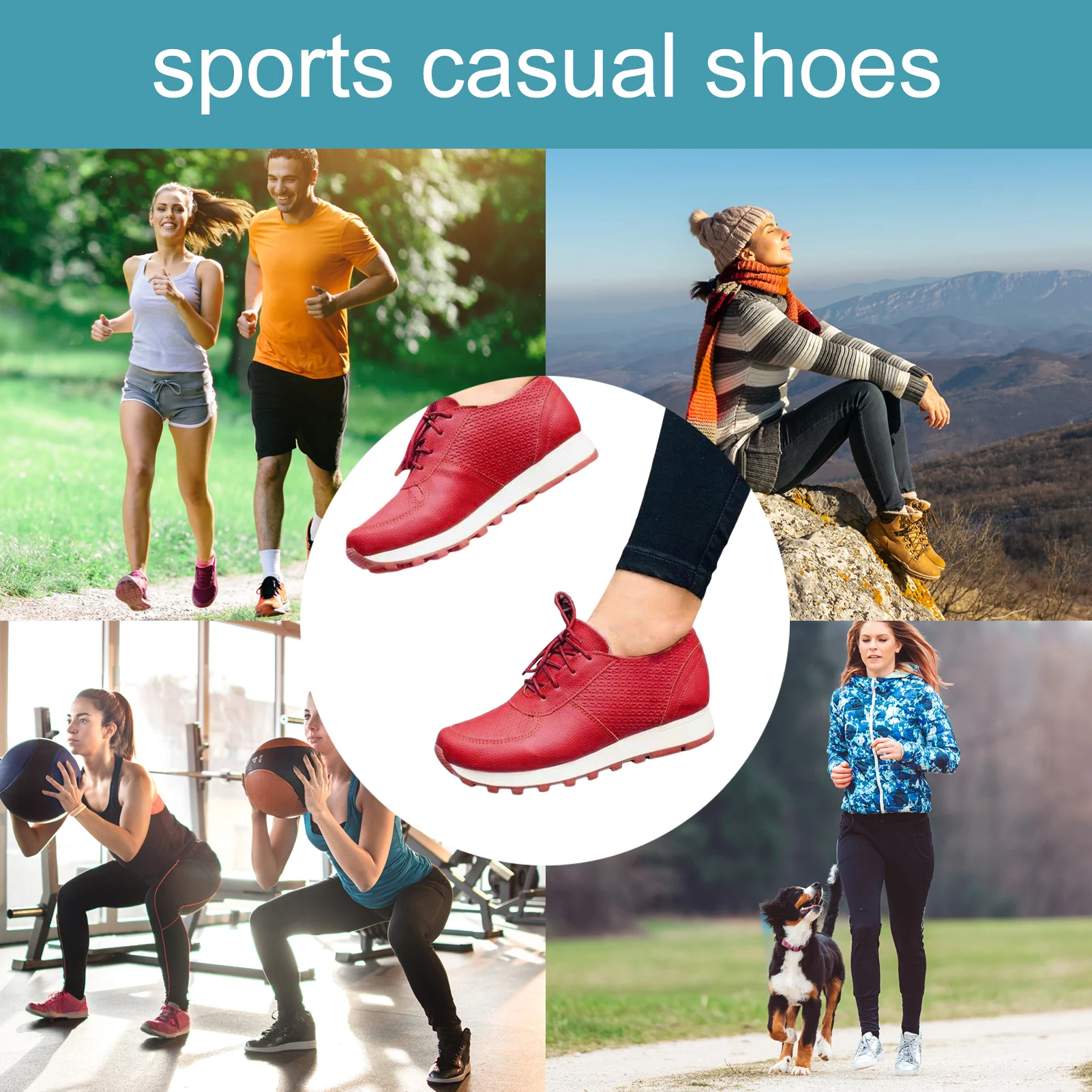 

Women's Platform Lace-Up Sneakers New Breathable Casual Running Flat Shoes Fashion Trend Comfortable Round Toe Single Shoes