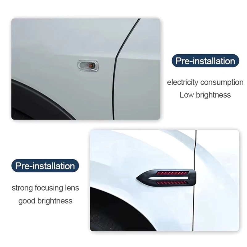 1 пара Автомобильные светодиодные лампы для руля DC 12 В