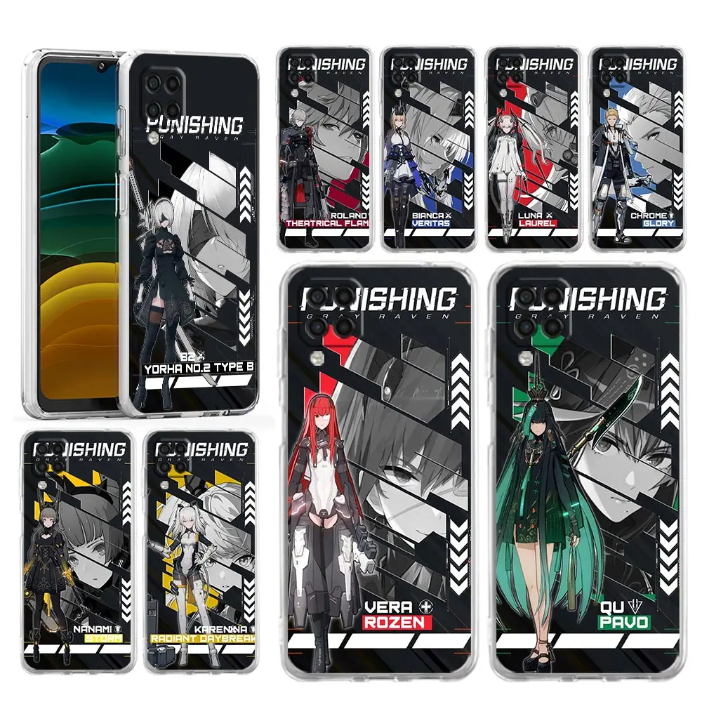 

Case For Samsung Galaxy A13 A23 A33 A53 A73 5G A51 A71 A21S A12 A11 A31 A41 A01 A03 A52 A32 A22 Punishing Gray Raven Anime Cover