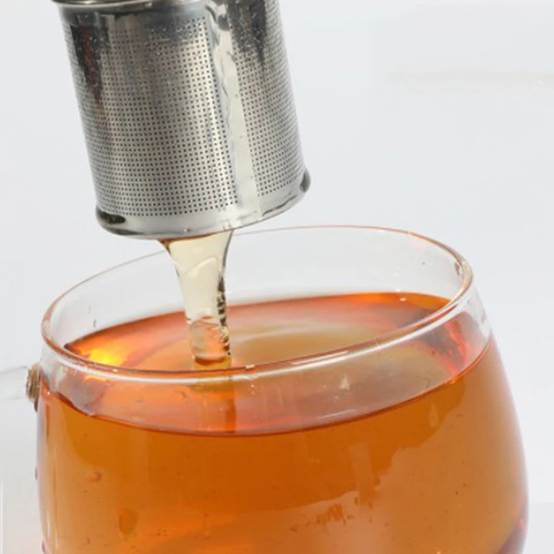 

1PC Creative Stainless Steel Tea Infuser Strainer Leaf Spice Herbal Teapot Reusable Mesh Filter Home Kitchen Accessories