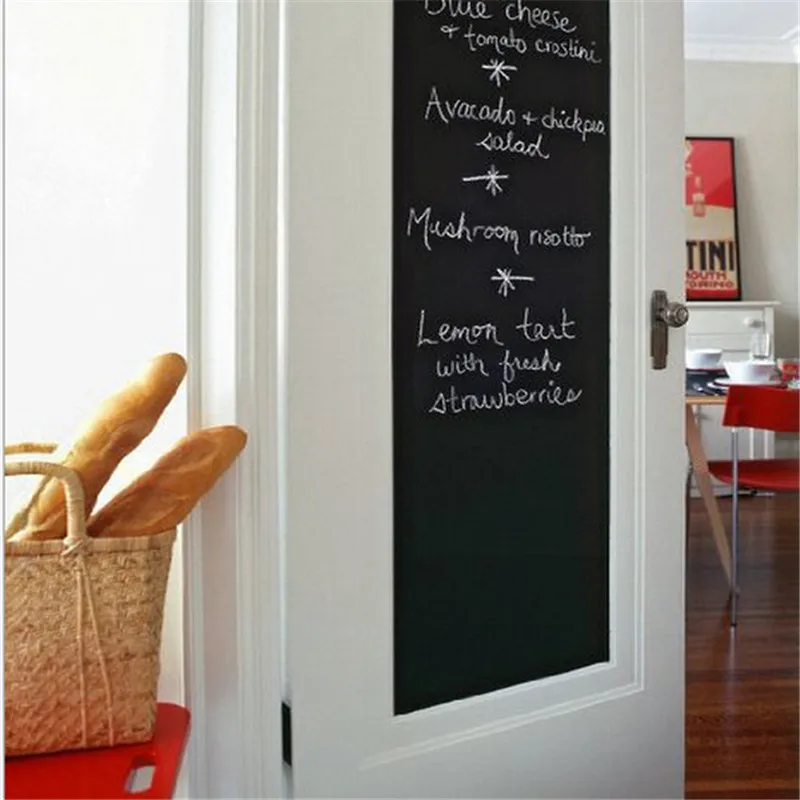 

Chalk Board Blackboard Stickers Removable Vinyl Draw Decor Mural Decals Art Chalkboard Wall Sticker For Kids Rooms EJ871243