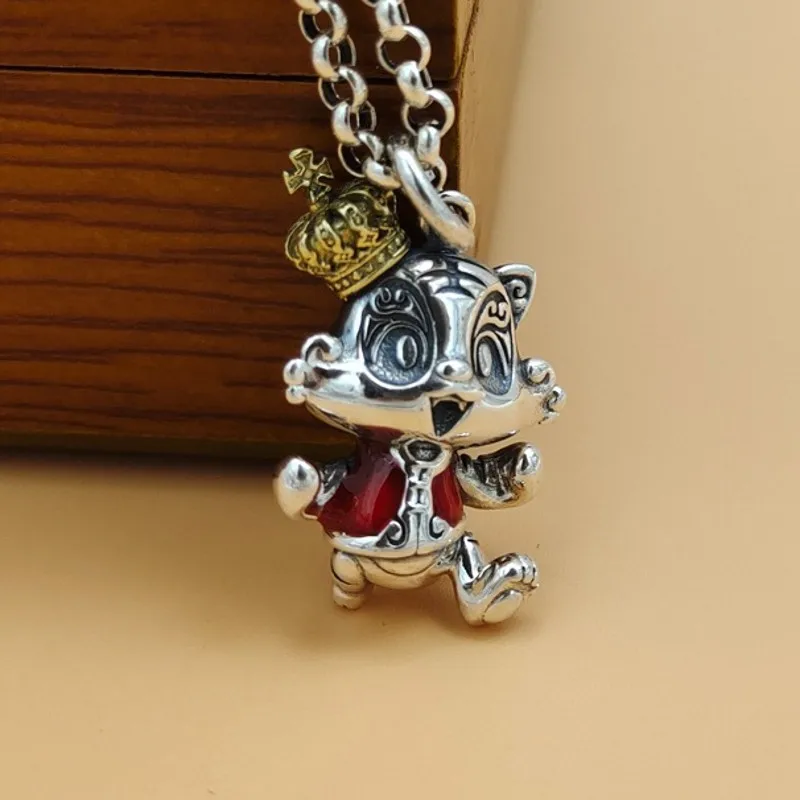 Новый Ретро кулон BOCAI из стерлингового серебра S925 пробы роскошный крутой