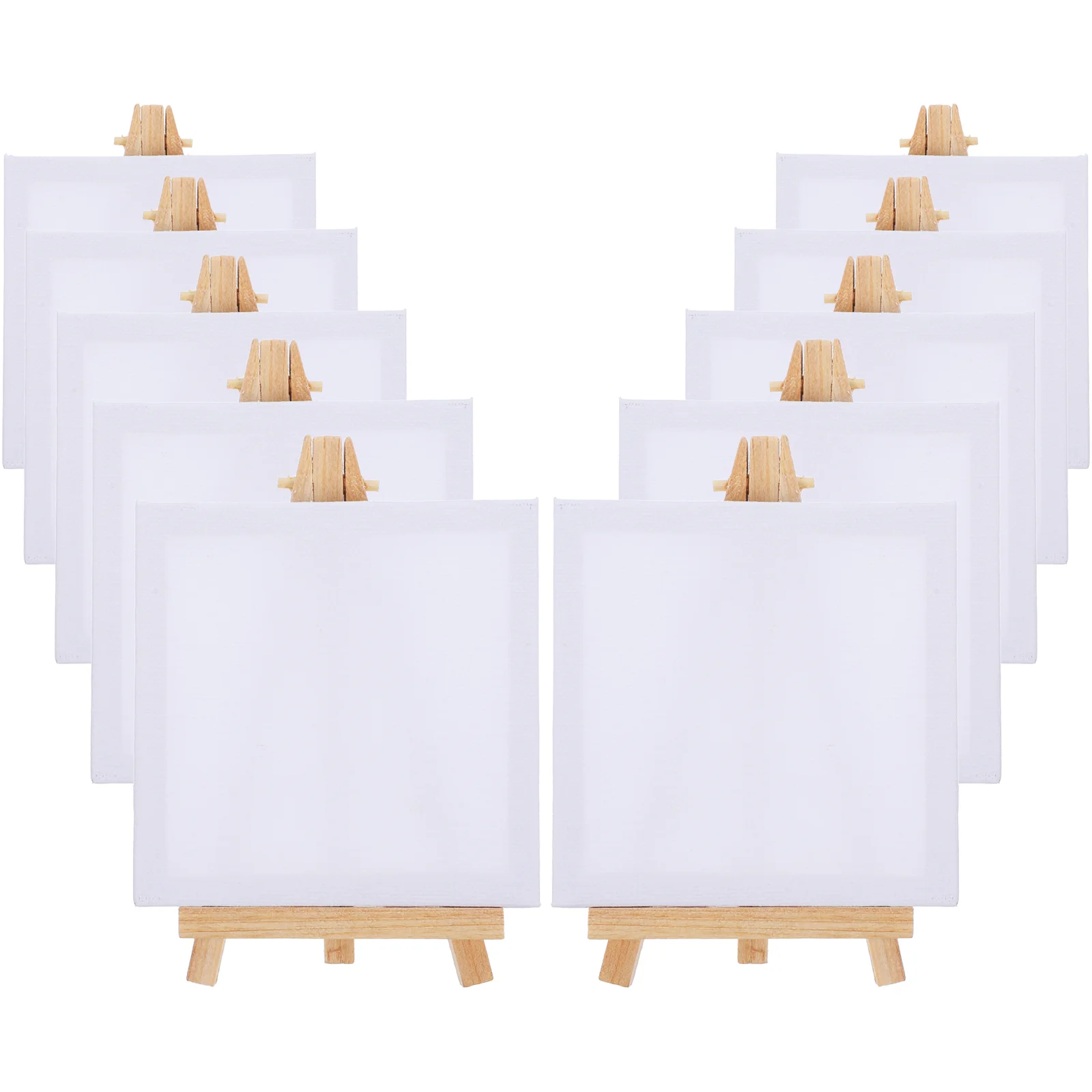 

10 Sets Drawing Boards Artist Oil Painting Panels Painting Frames and Easels Mini Painting Frames