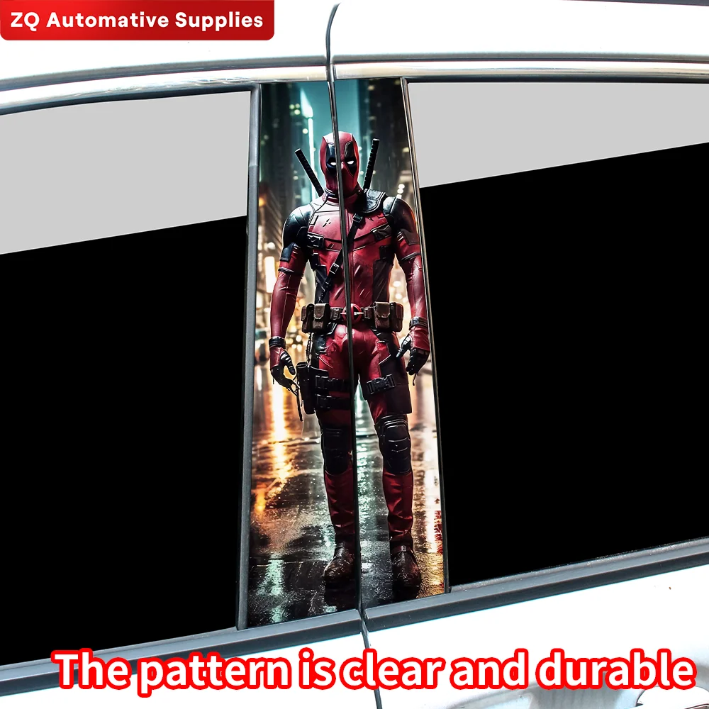 Аниме самурай автомобильные наклейки забавные авто B столб водостойкое