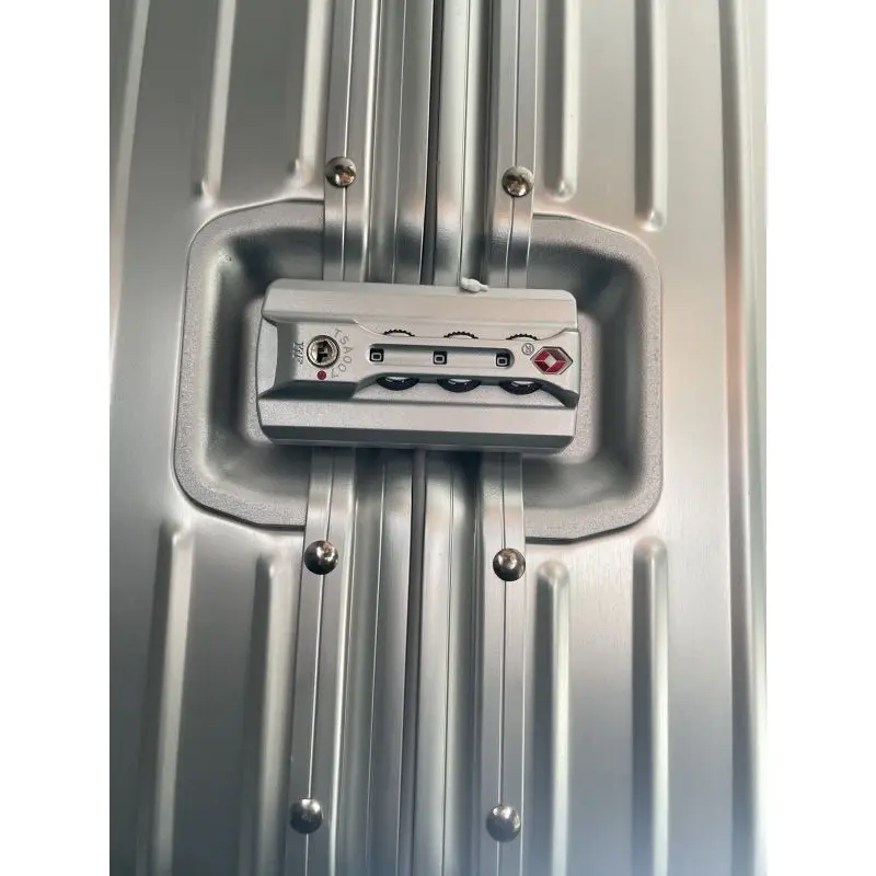 Aluminum-Magnesium Alloy Trolley Case Luggage Boarding Suitcases With Wheels Free Shipping 29 Inch Promotion