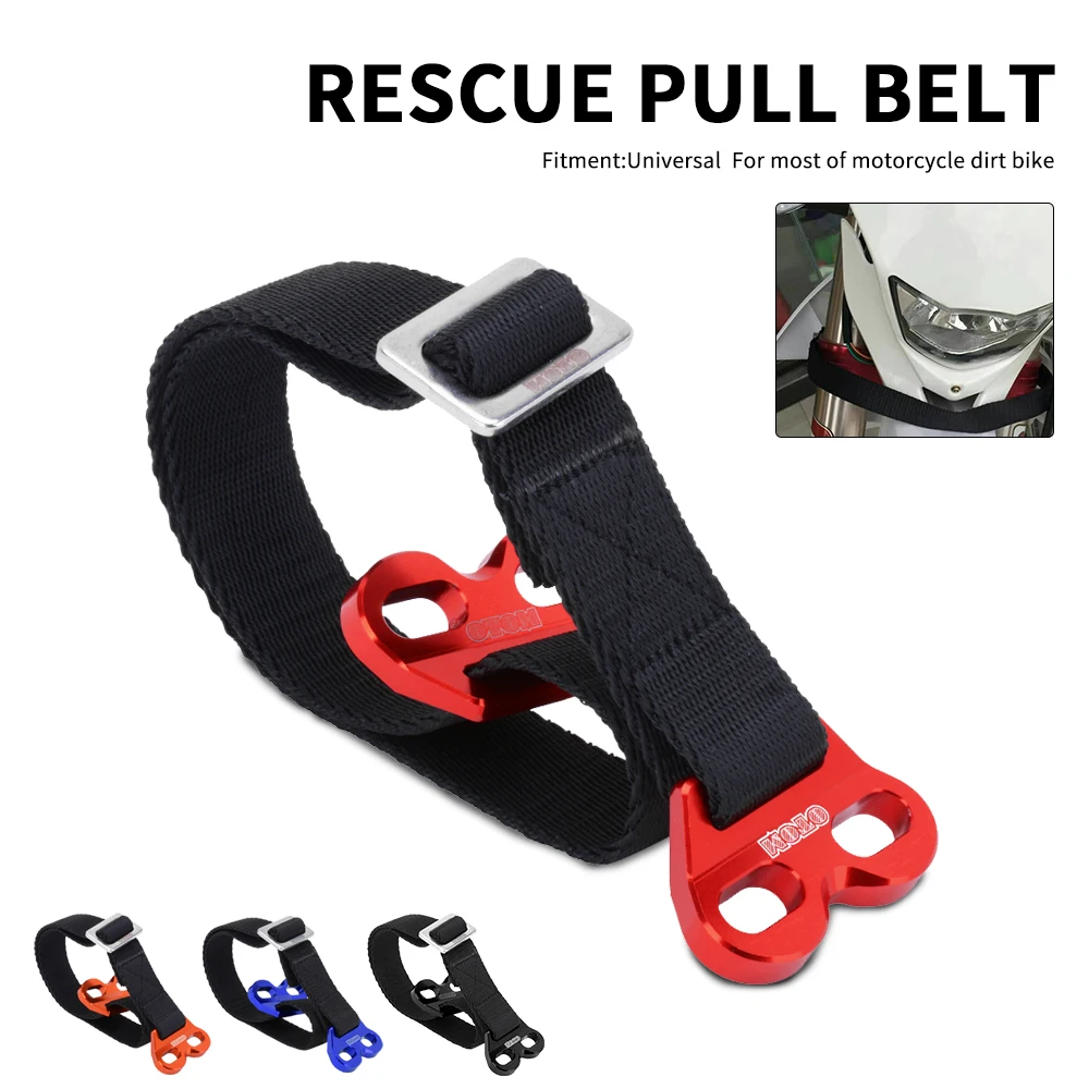 

Fork Rear Rescue Strap Sling Pull Belt For YAMAHA KTM KAWASAKI SUZUKI HONDA CRF250R XR400R Motorcycle Dirt Bike
