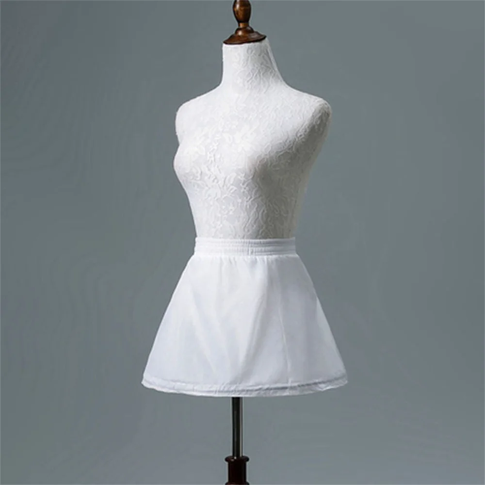 

White 3 Hoops Petticoat Crinoline Slip Underskirt For Ball Gown Wedding Dress Bridal Gown