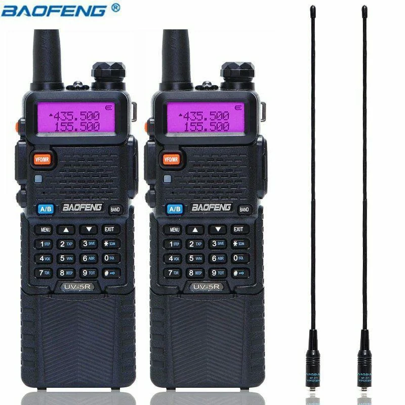 

Baofeng UV-5R Ham Radio Handheld- Upgraded of Baofeng UV-5R Dual Band Two Way Radio Walkie Talkies with 3800mAh Battery