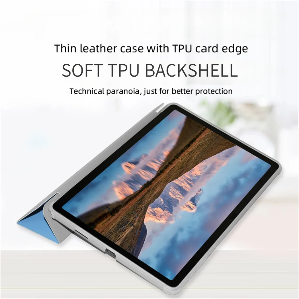 Умный чехол для Teclast T50HD T50Max P50 2023 планшетов искусственная кожа с мягкой задней