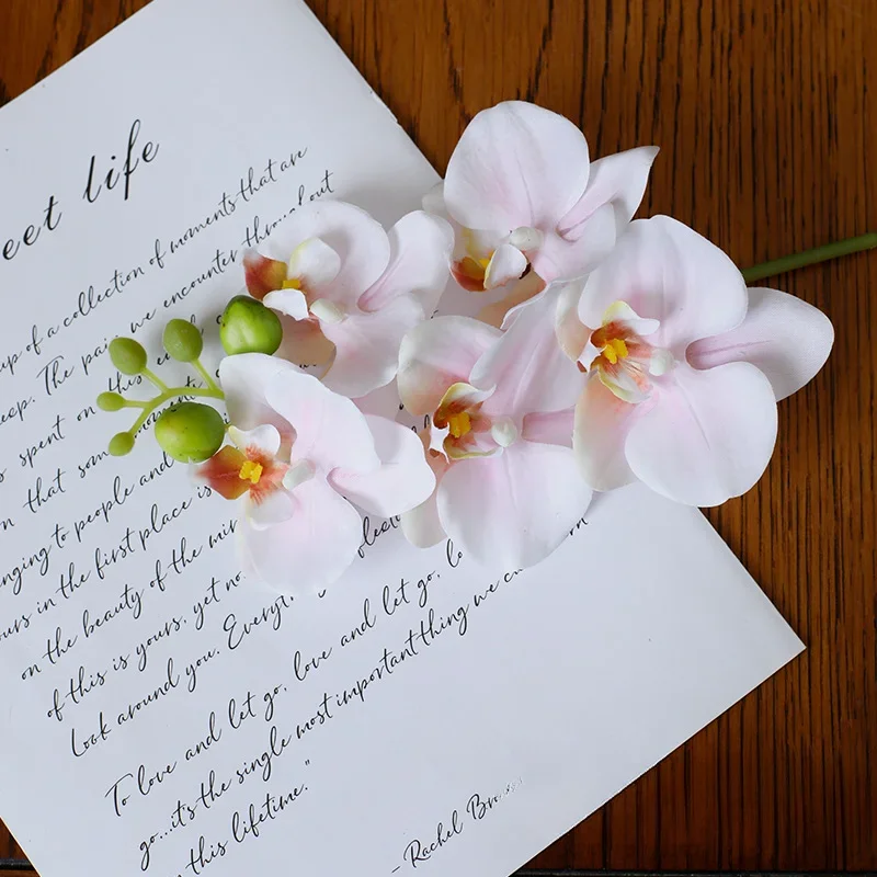 

Искусственная шелковая бабочка-орхидея 45 см