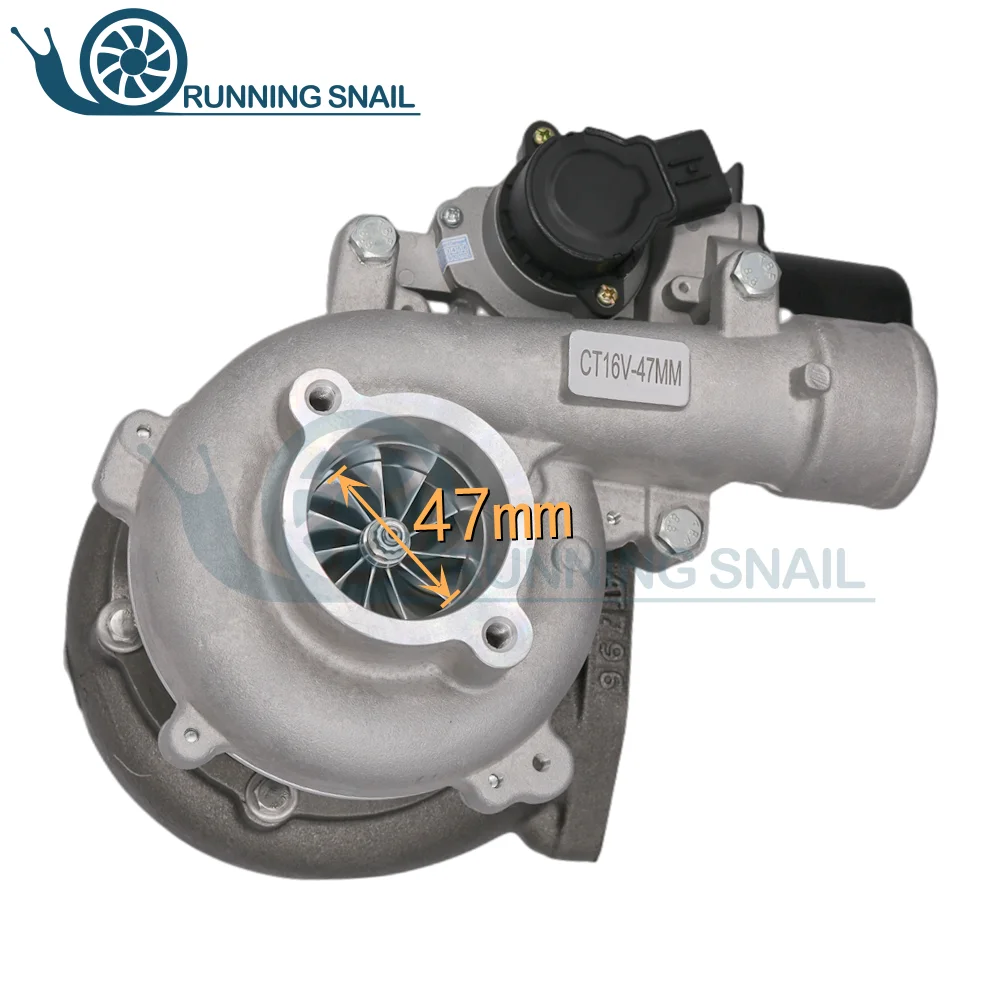 

Turbocharger CT16V 47MM 17201-30110 1720130110 17201-OL040 17201-0L040 For Toyota Hilux Landcruiser 1KD-FTV 3.0L D4D