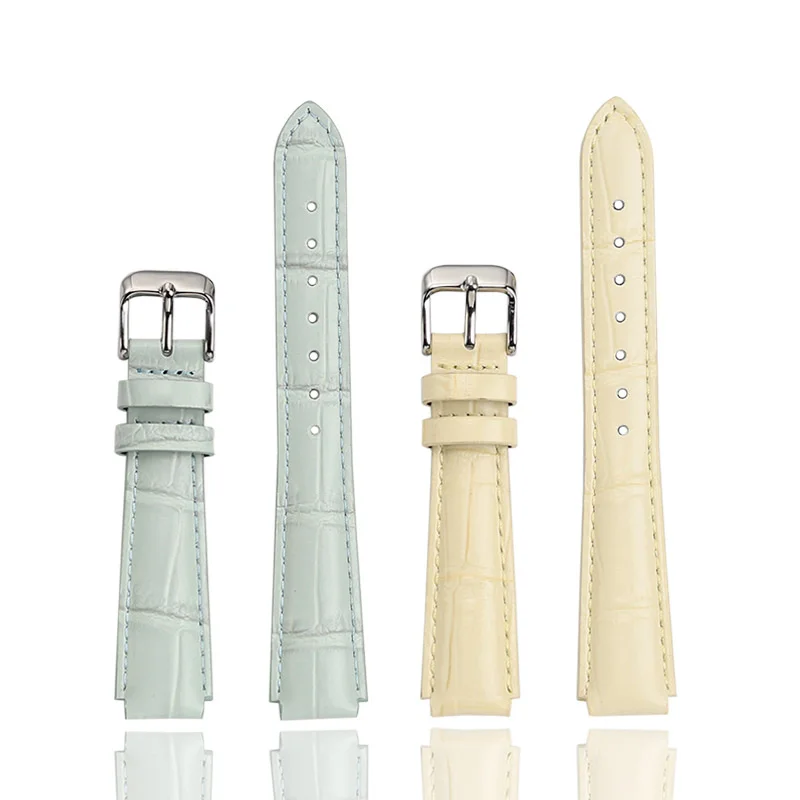 Браслет для Casio LTP-2069L ремешок часов COWYDE 18 мм выпуклый 14 модный женский розовый