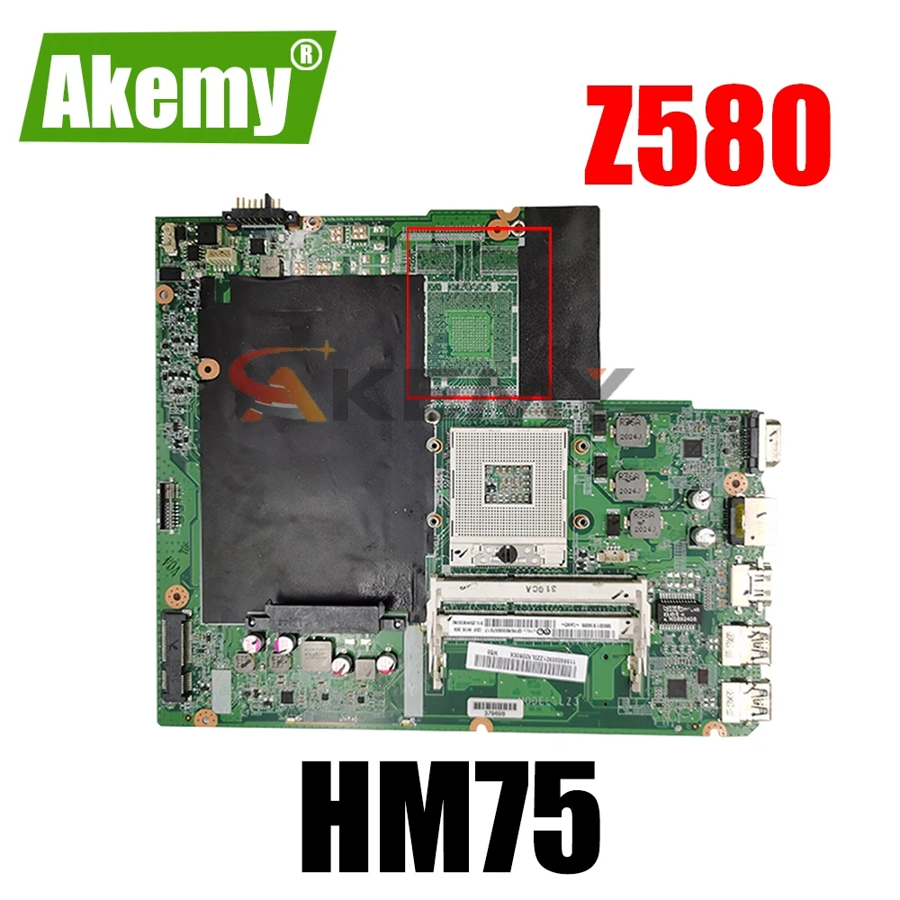 

Laptop motherboard For LENOVO Ideapad Z580 Core HM75 Mainboard DA0LZ3MB6G0 11S90000921ZZ 90000921