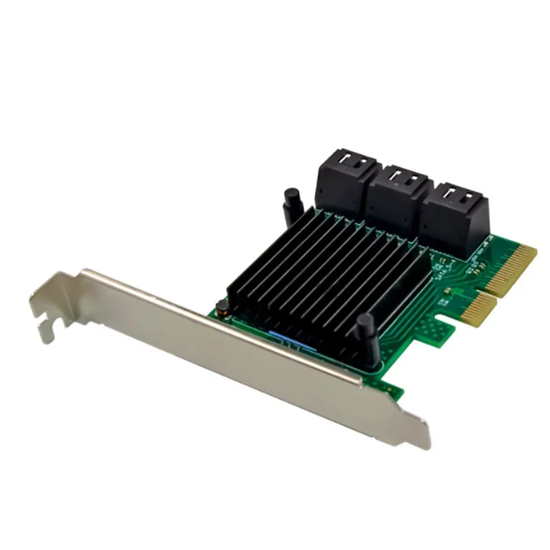 

PCI-E ASM1062 SATA3.0 Disk Array Card Desktop Hard Disk SATA GEN Ⅲ Expansion Card For PC