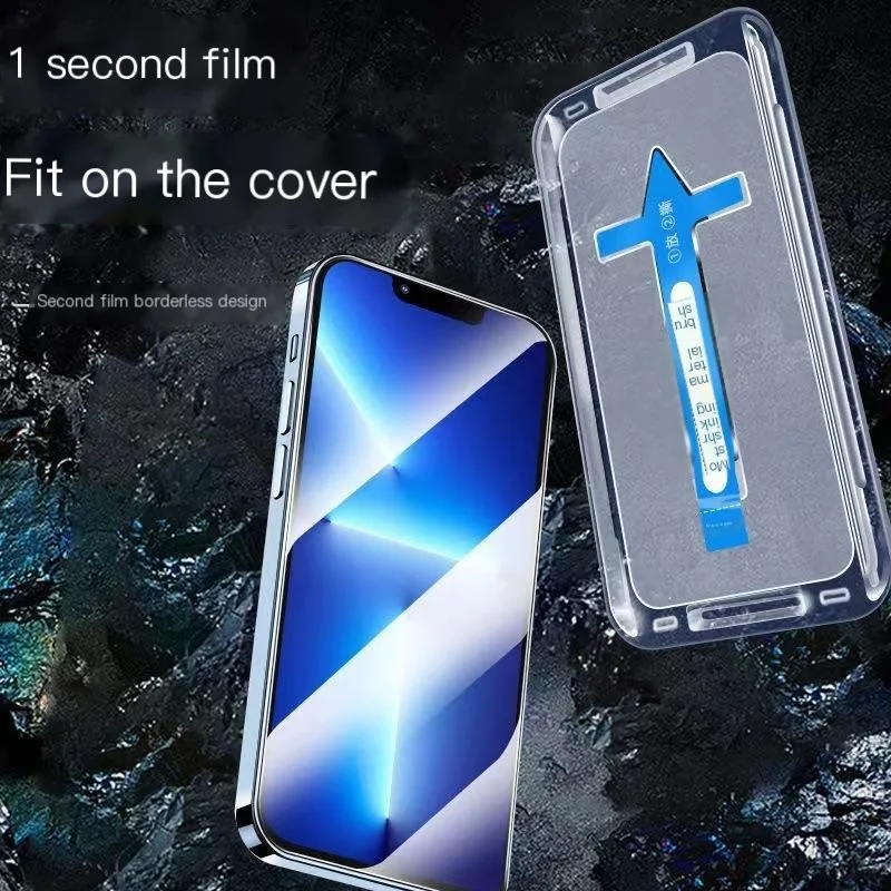 

2 pieces Tempered film is suitable for Apple 13promax/12pro/12promax/Apple 11 second sticker original anti-fall burst film film