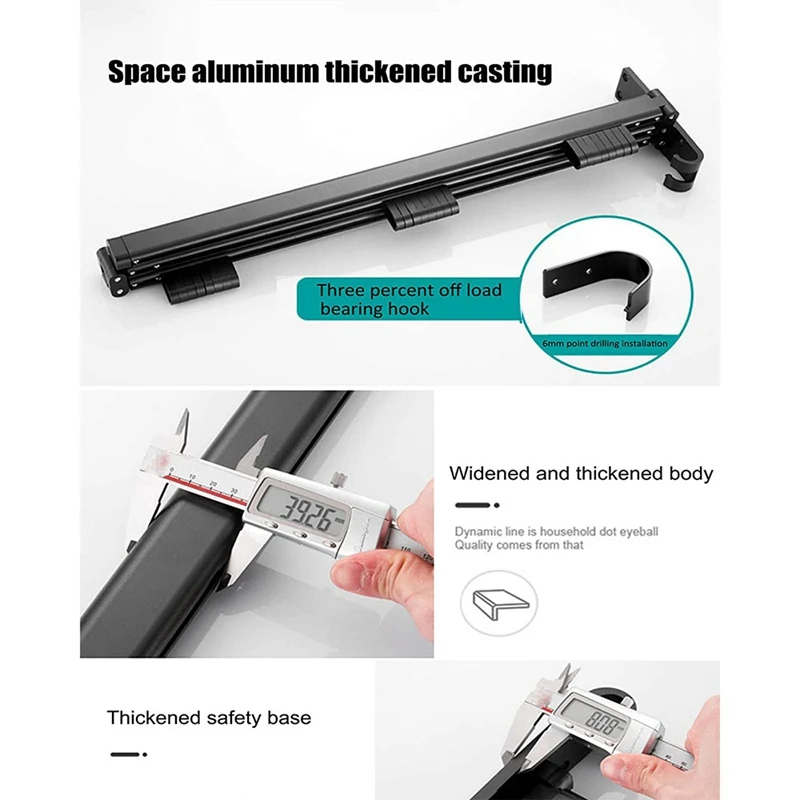 Настенные сушилки выдвижные складные Экономия места Вешалки для стирки спальни