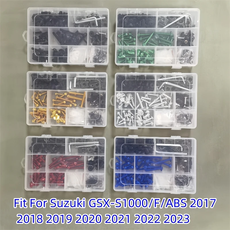 Комплект болтов для кузова винты пригодные Suzuki GSX-S1000/F/ABS 2017 2018 2019 2020 2021 2022 2023