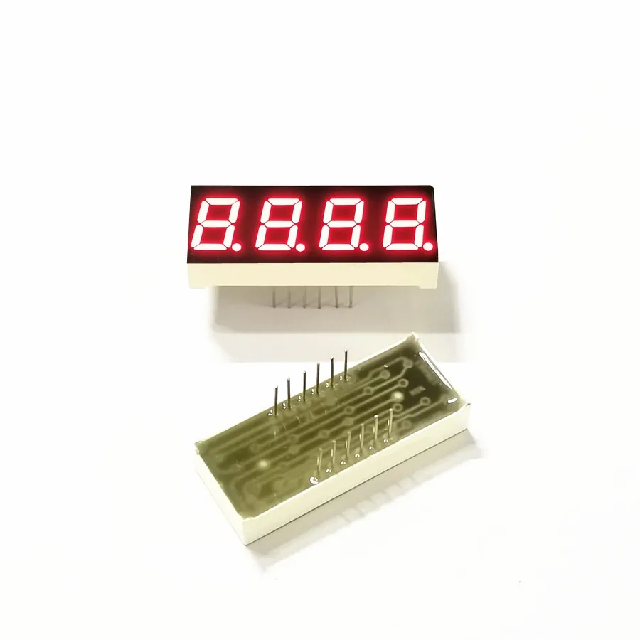 10 шт. 0 4 дюйма 4-битный цифровой модуль красного света KYX-4402AS/BS 40*16*7 мм 12-контактный