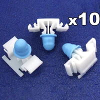 10x for bmw e36 exterior side moulding door bumpstrip fastener clips white car interior clips car accessories