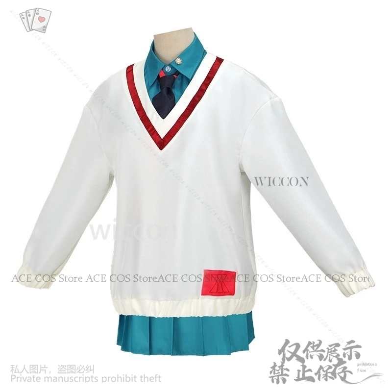 Аниме Gquuuuuux косплей Amate Yuzuriha японская униформа Jk платье красные парики для
