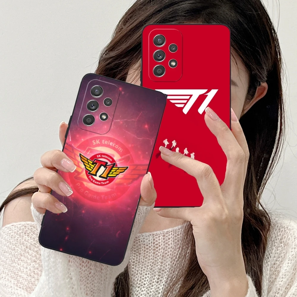 Чехол для мобильного телефона SKT T1 SK Faker черный мягкий чехол Samsung Galaxy A91 73 71 70 54 53 52 34