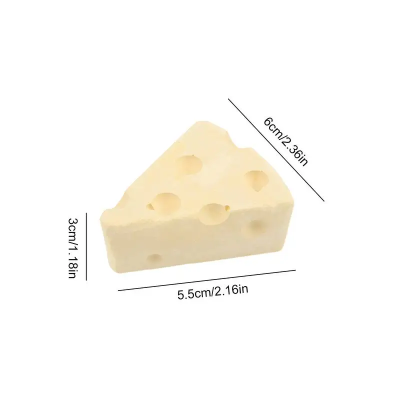Камни для шлифования кальция хомяков форма сыра камень жувания игрушки жевания