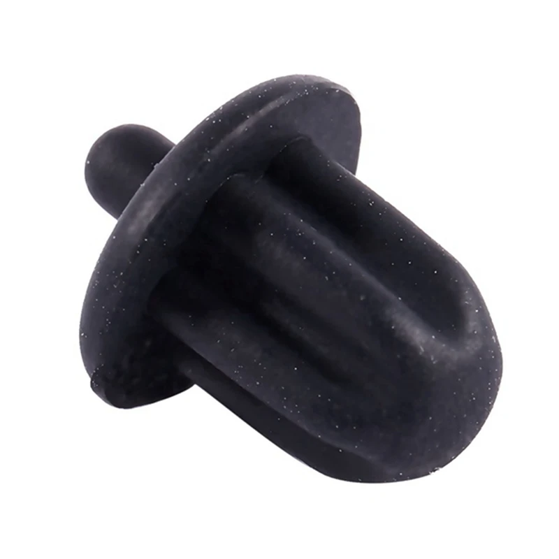 

50X Black Rubber 6.35Mm Audio Jack PC DVD Microphone Socket Dust Cover