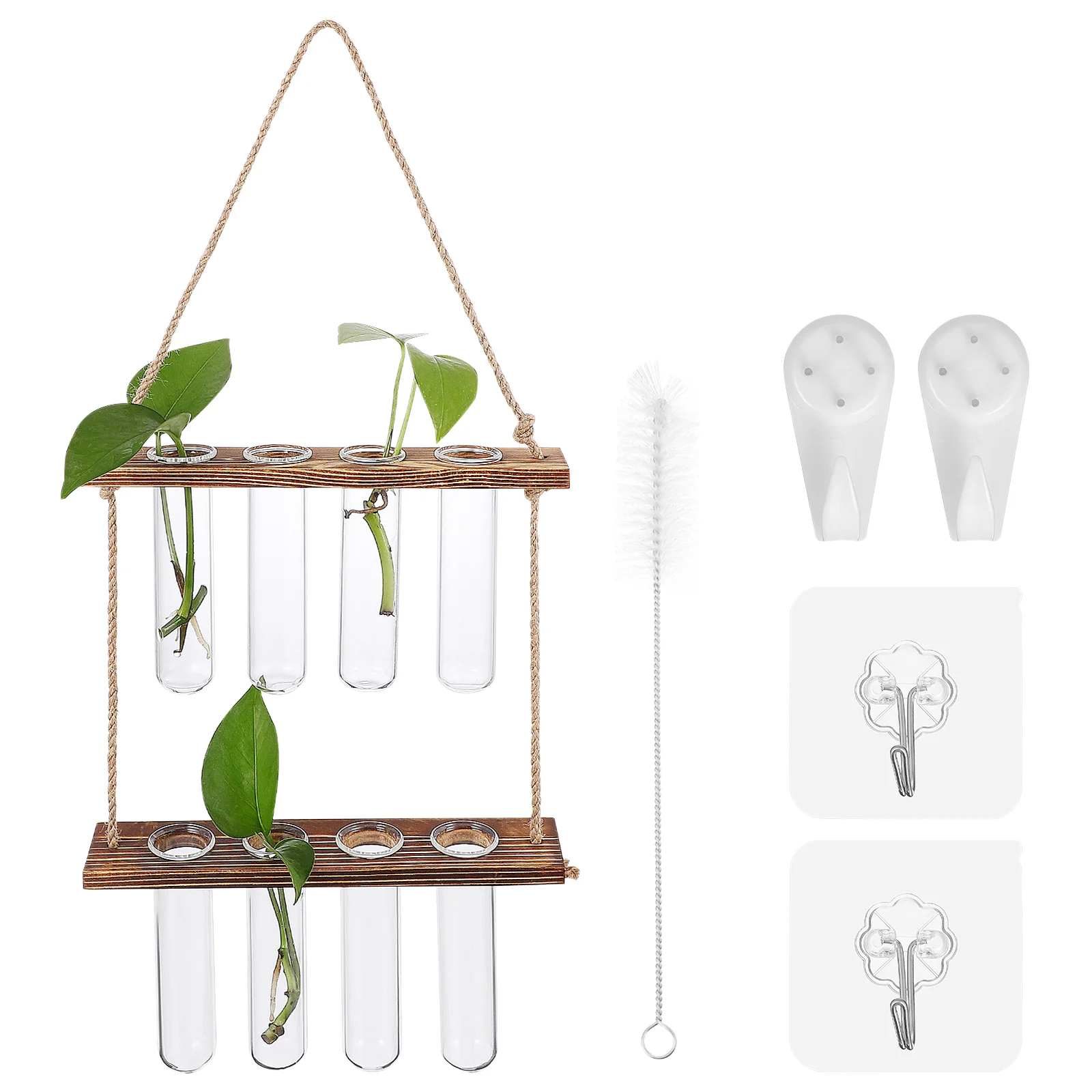 

Hanging Vase Wall Terrarium Propagation Planter Tube Vases Test Bulb Holder Kit Cutting Lover Hydroponics Containers Station