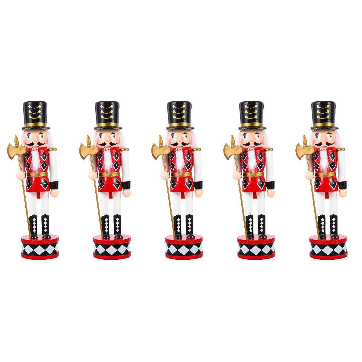 Enlarge 5x Nutcracker Ornament Traditional Nutcracker Christmas Indoor Ornament Festival Nutcracker for Families  Friends