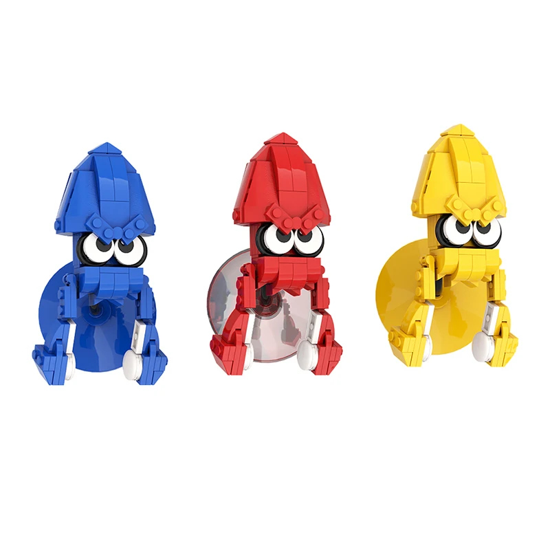 

MOC Building Block Squid Water Gun Model Assembly Brick Juguetes Girl Toy Child Gift Building Block Education Educational Toys