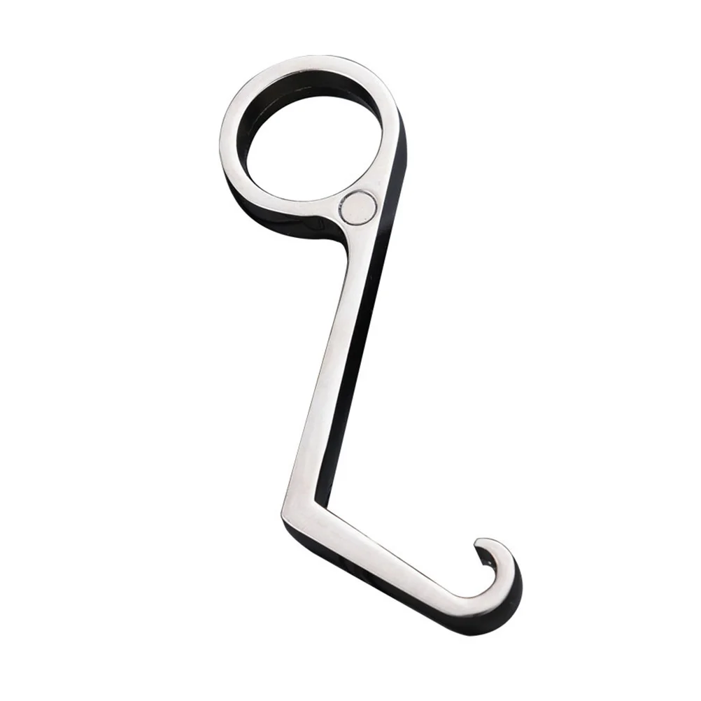 

1 pc Beer Bottle Opener Simple One-handed Zinc Alloy Party Favors Cap Lifter for Bar Restaurant Home