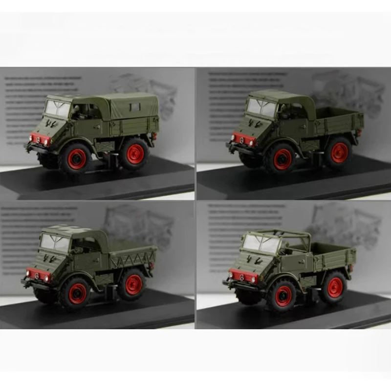 Литой под давлением масштаб 1:43 Unimog U401 трансформируемый внедорожник модель
