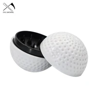 evil smoking new selected high quality two layer 43mm golf plastic tobacco vanilla grinder smoking accessories decoration
