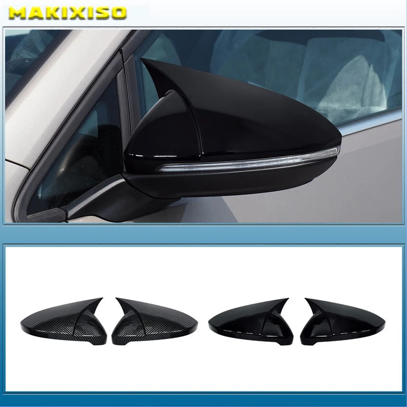 

2pcs Gloss Mirror Covers Caps RearView Mirror Case Cover for VW Golf MK6 MK7 7.5 GTI R GTD Base 2009-2020 Cover Accessories