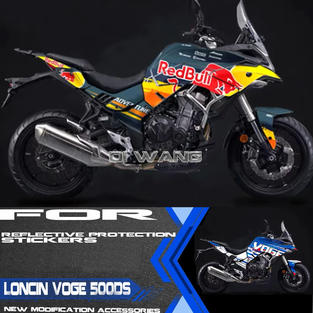 Фото Vücut декораasyon koruma Наклейка motosiklet y 09.tıcı informationartma FOR Loncin Voge 500DS №1