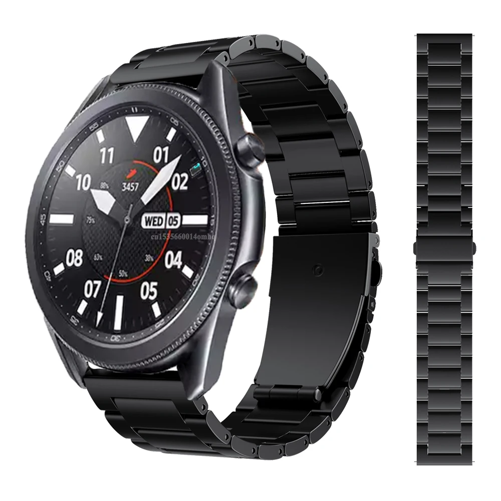 

Ремешок из титановой стали для Samsung Galaxy Watch 3, 45 мм, 46 мм/Gear S3, 22 мм