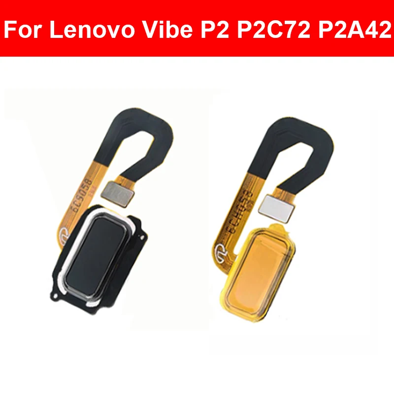 Датчик отпечатков пальцев гибкий кабель для Lenovo Vibe P2 P2C72 P2A42 кнопка Home меню Touch ID датчик отпечатков пальцев гибкая лента детали
