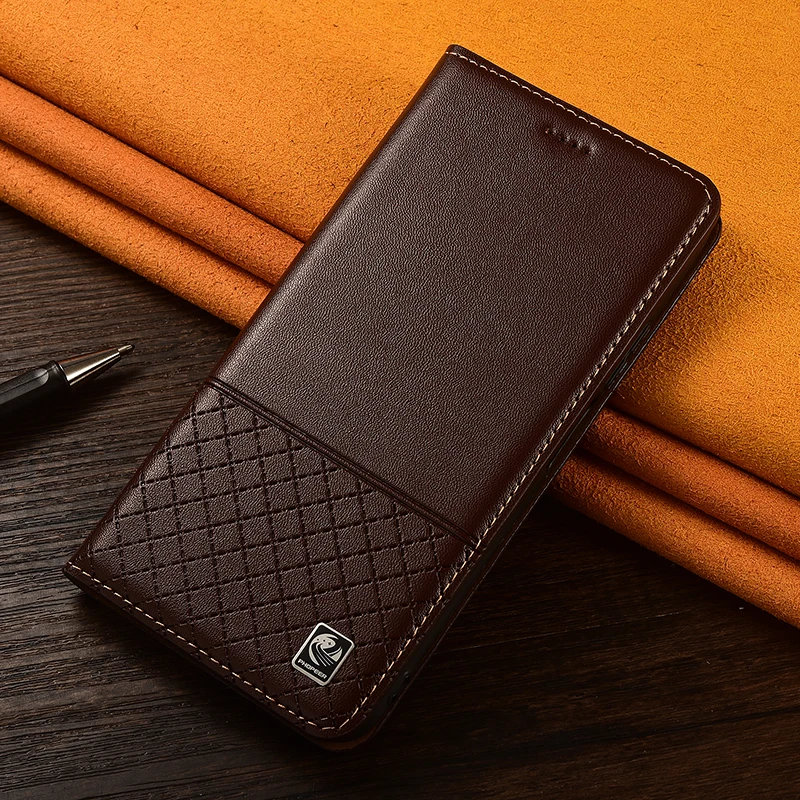 Флип-чехол из натуральной кожи для Vivo T1 T1x T2 T2x T3 T3x Pro 680 4G