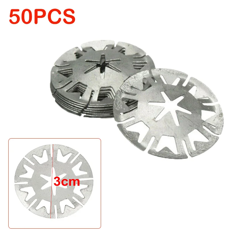 

50Pcs Metal Hood Bonnet Under Engine Insulation Cover Clips Fixing Clip Nut For Volkswagen VW Audi Ford Auto Fasteners Car Acces