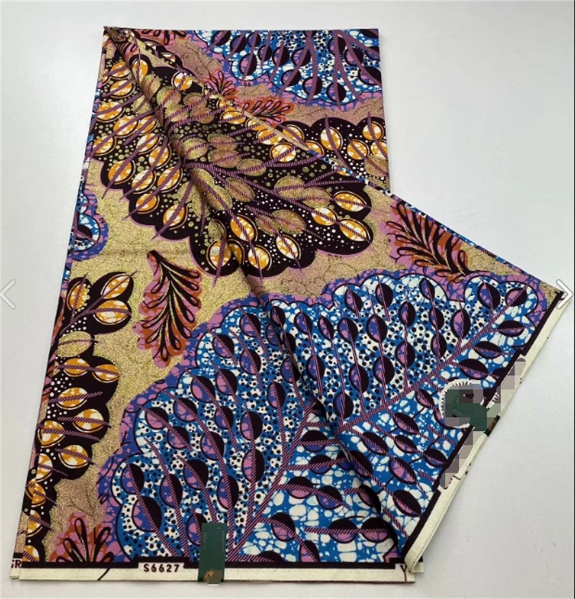 2024 новый стиль африканская ткань Supe-V hollande нигерийский золотой восковой принт