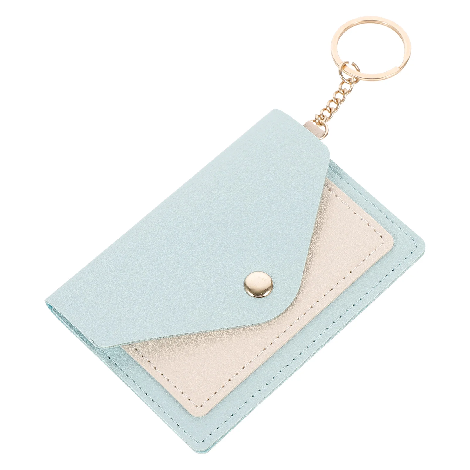 

Wallet Purse Keychain Coin Holder Mini Girls Key Cash Bifold Purses Credit Vintage Handbag Retro Item Minimalist Front Pocket