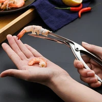 creative convenient shrimp peeler stainless steel seafood cooking tool kitchen gadget accessories