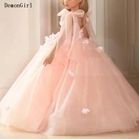 1 14 years lace tulle flower girl dress childrens first communion dress princess ball gown wedding party dress