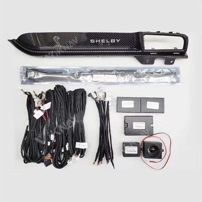 Copilot дисплей атмосферная лампа из углеродного волокна окружасветильник для Ford