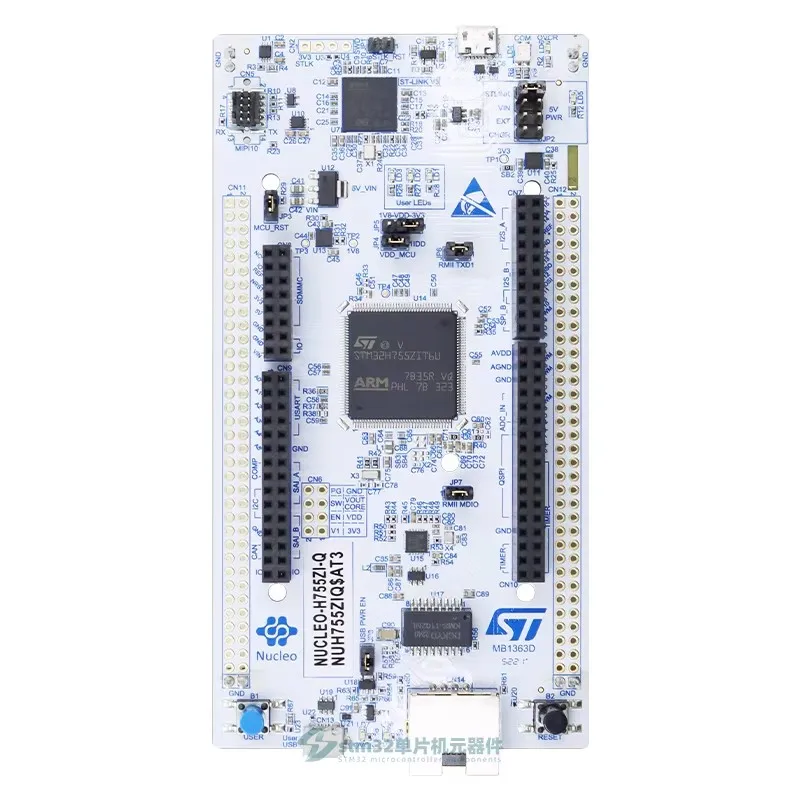 NUCLEO-H755ZI-Q Отладочная плата STM32 Nucleo-144 с микроконтроллером STM32H755ZI, SMPS, поддерживает подключение Arduino, ST Zio и morpho. (art.: 3920d899ce6d2) - 3920d899ce6d2