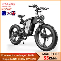 Electric Bicycle 30AH Lithium Battery 2000W 48V Mountain Ebike 20 Inch Mountain Electric Men's Road Bikes Mope For Adults E Bike