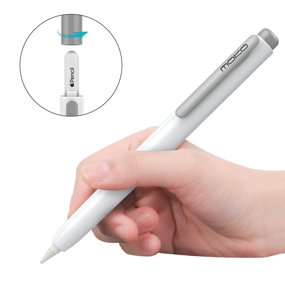 

Чехол-держатель для Apple Pencil 2-го поколения, Защитная крышка с выдвижным наконечником, защитный чехол для iPad Pro 11/12, 9 дюймов
