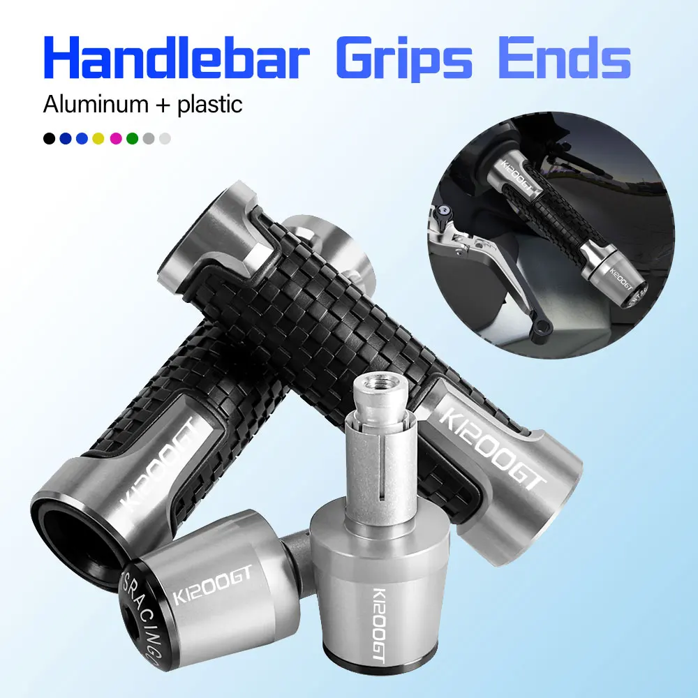 7/8-дюймовая противоскользящая ручка для руля мотоцикла концевая заглушка BMW K1200GT