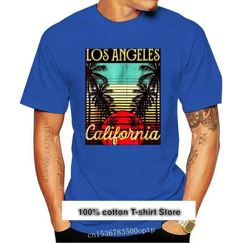 

Camiseta de moda para hombre, camisa de Surf Retro de Los Ángeles, California, Vintage, 2019